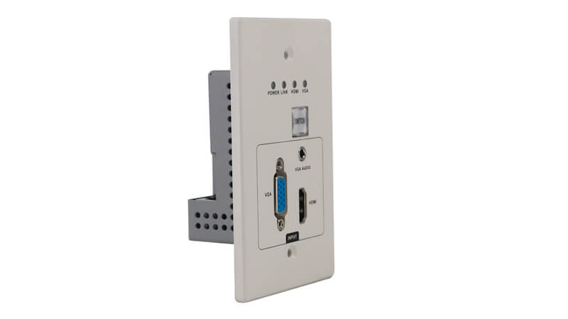 BeingHD Placa De Pared HDBT WALL - HDMI - VGA - 70 Lite Kit Transmisor y Receptor - Imagen 2