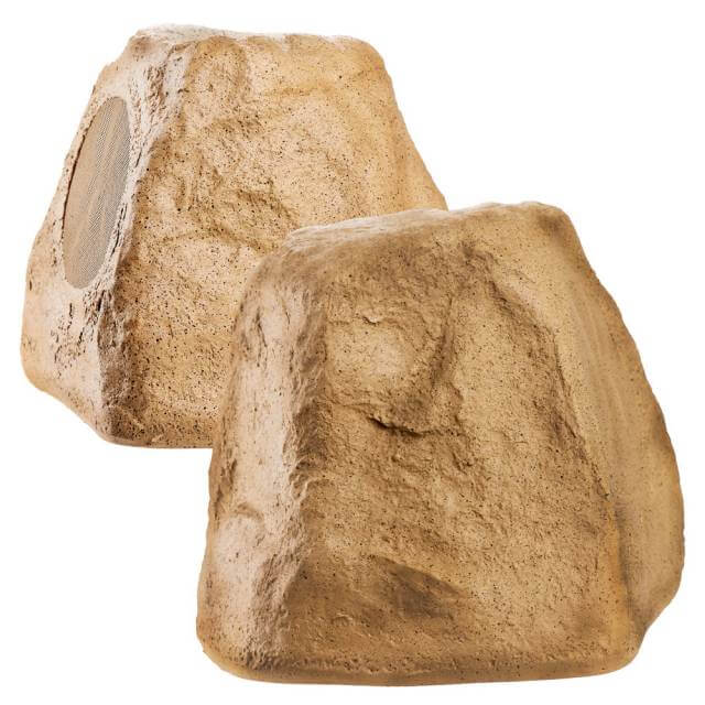 OSD Audio Parlantes Tipo Rocas Para Exteriores BTR150 Color Marrón - Imagen 5