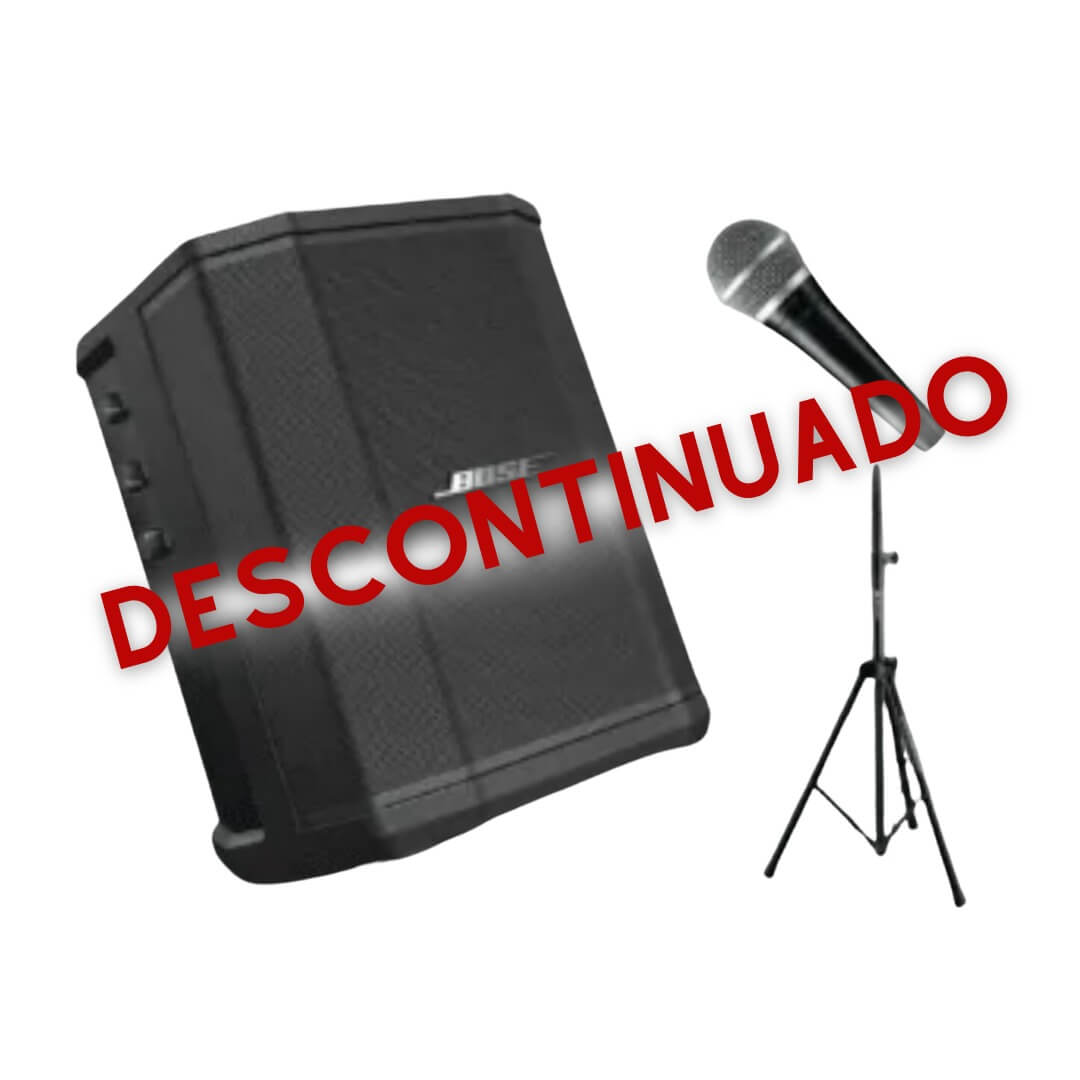 Bose Parlante S1 Pro, Trípode Metálico y Micrófono Shure SV100