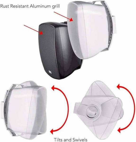 OSD Audio Parlante de pared AP650T - Imagen 5