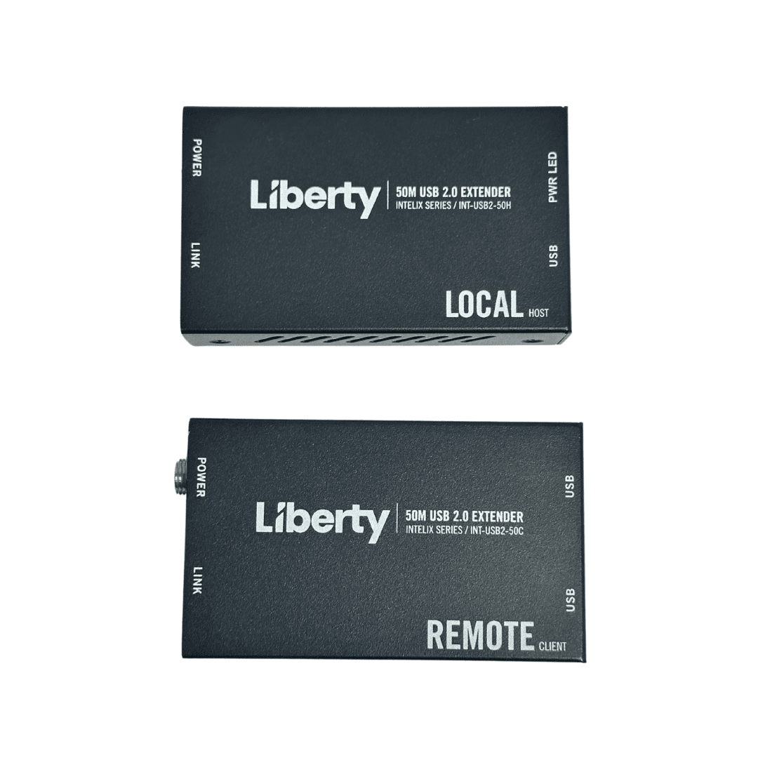 LIBERTY Extensor de video USB host INT-USB2-50C - remote INT-USB2-50C Transmisor y Receptor