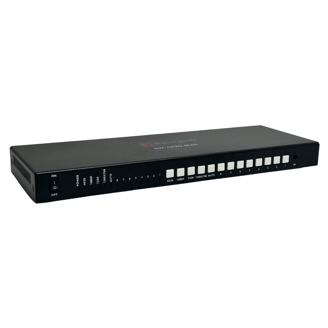 BeingHD Selector De Video HDMI 4K 8X1 - HD SW4K3081AS