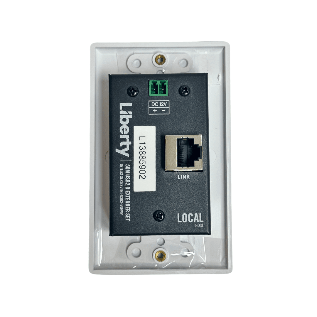 LIBERTY kit Placa De Pared host USB 2.0 INT-USB-50HWP y Transmisor local INT-USB2-50C - Imagen 4