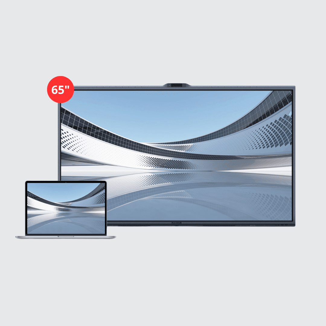 MAX HUB Pantalla interactiva / Videoconferencia Todo En Uno XBoard V7 Series 65" V6550 - Imagen 2
