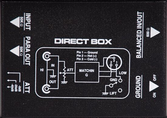DI-BOX Direct Box Pasivo Audio System - Imagen 3