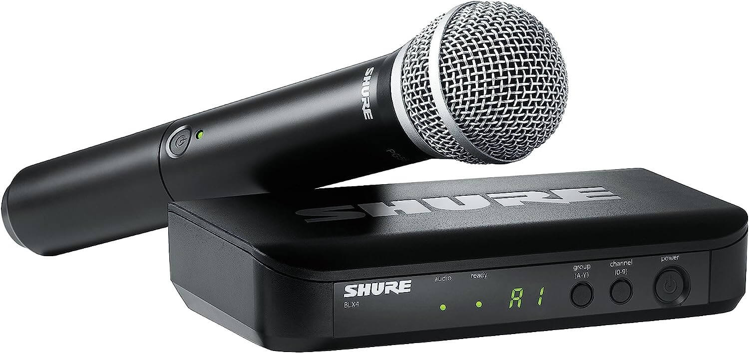 Soporte-multimedia-Shure-Microfono-Inalámbrico-BLX 24-PG58