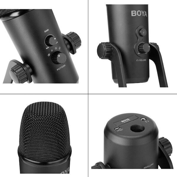 Boya-USB-Micrófono-BY-PM700-soporte-multimedia-oferta-tienda