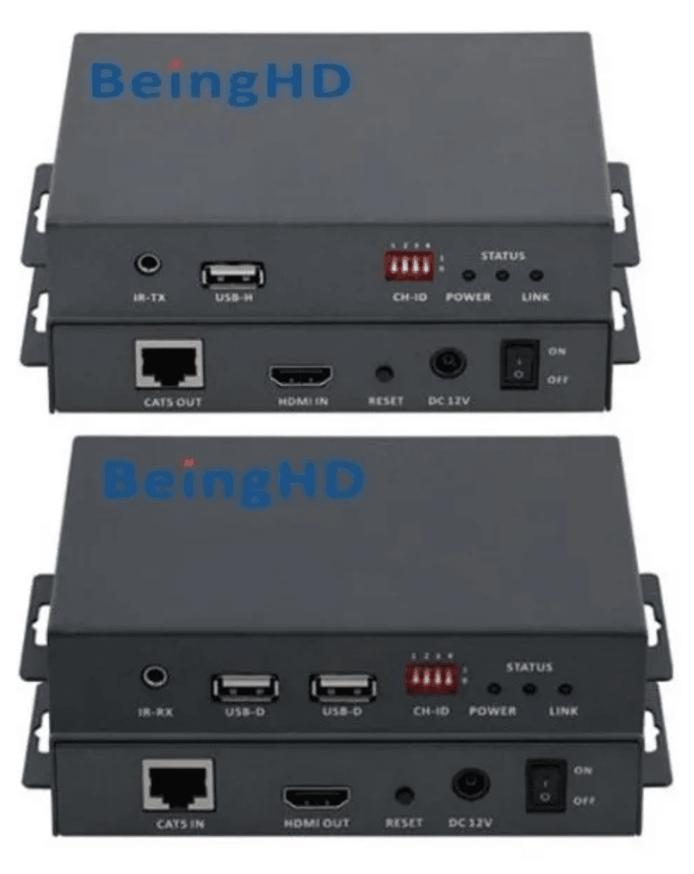 BeingHD Extensor De Video KVM / IP 100 m Receptor - Imagen 2