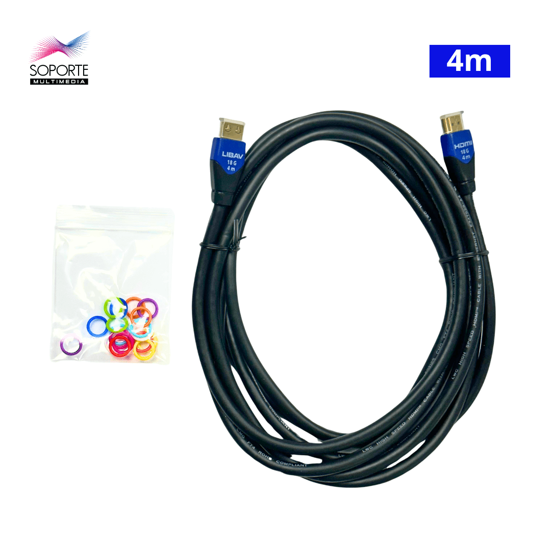 Liberty Halo, Cable Certificado HDMI De Alta Velocidad Con Ethernet, 04 Metros - Imagen 2